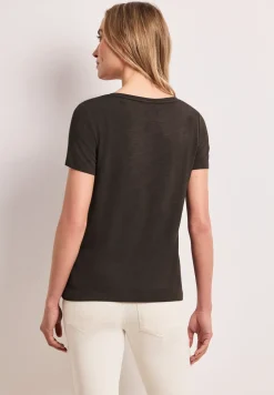 Kurzarm Shirt mit Rundhals und Print
