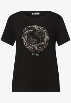 Kurzarm Shirt mit Rundhals und Print