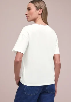 Kurzarmshirt mit Rundhals und Print