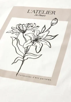 Kurzarmshirt mit Rundhals und Print