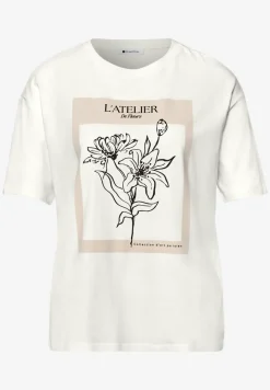 Kurzarmshirt mit Rundhals und Print
