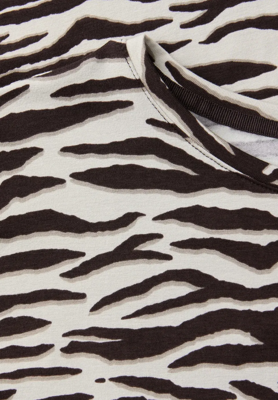 Kurzarm Shirt mit Rundhals und Print