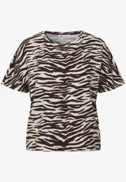 Kurzarm Shirt mit Rundhals und Print