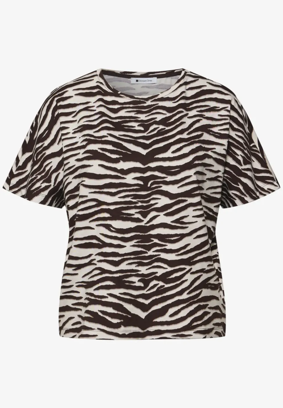 Kurzarm Shirt mit Rundhals und Print