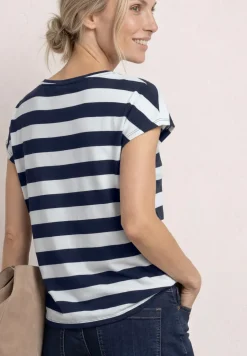 Kurzarm Shirt mit Rundhals und Print