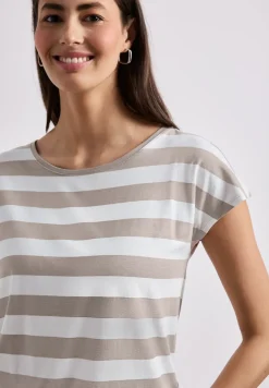 Kurzarm Shirt mit Rundhals und Print