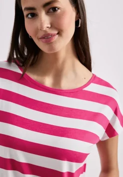 Kurzarm Shirt mit Rundhals und Print