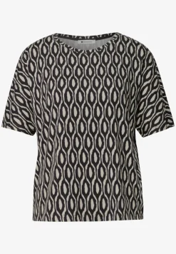 Kurzarm Shirt mit Rundhals und Print