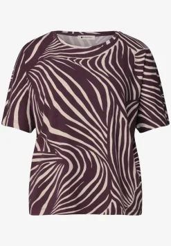 Kurzarm Shirt mit Rundhals und Print