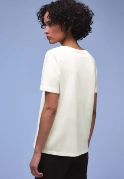 Kurzarm Shirt mit Rundhals und Print