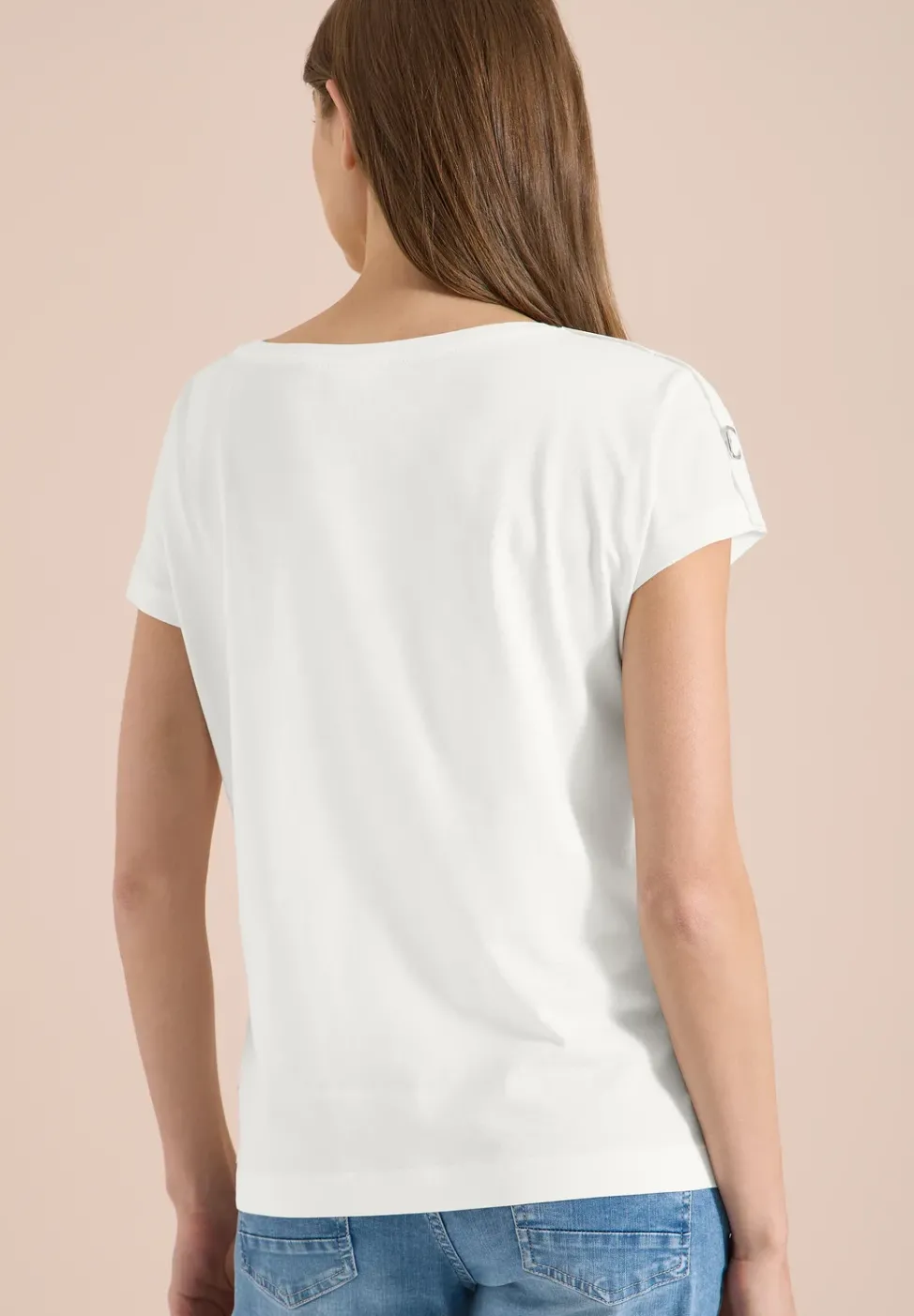 Kurzarm Shirt mit Schnallendetail