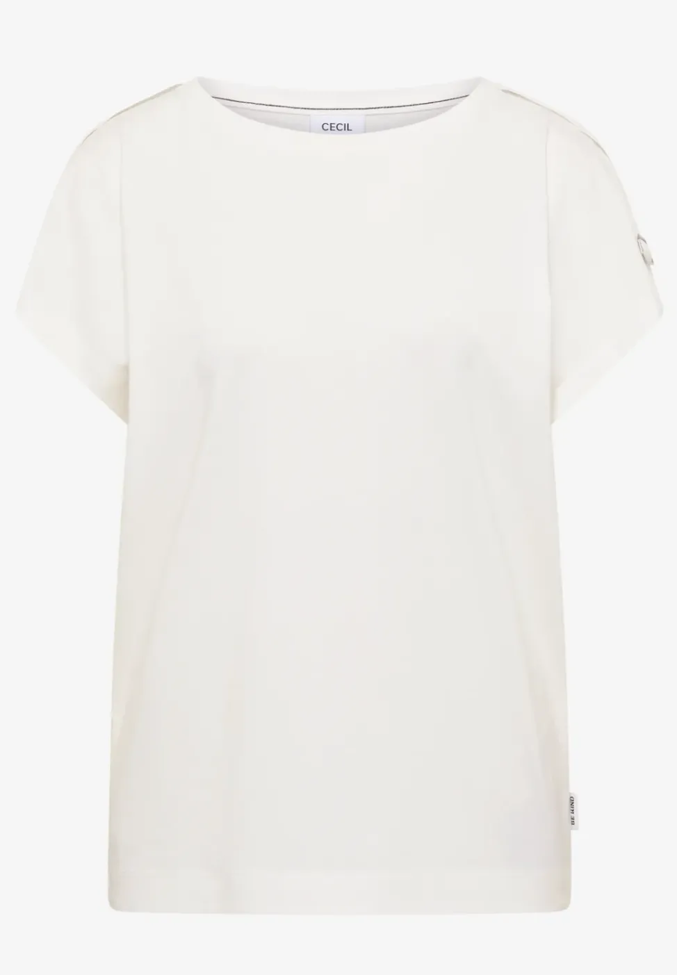 Kurzarm Shirt mit Schnallendetail