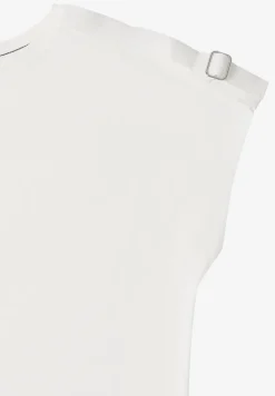 Kurzarm Shirt mit Schnallendetail