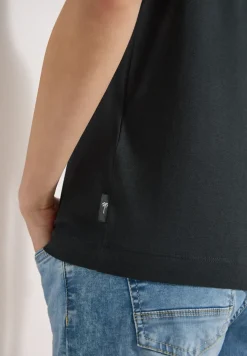 Kurzarm Shirt mit Schnallendetail