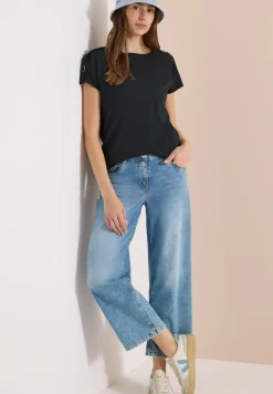 Kurzarm Shirt mit Schnallendetail