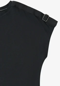 Kurzarm Shirt mit Schnallendetail