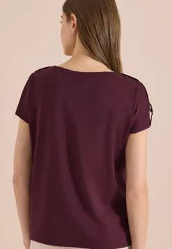 Kurzarm Shirt mit Schnallendetail
