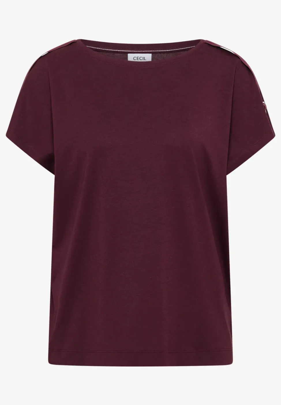 Kurzarm Shirt mit Schnallendetail