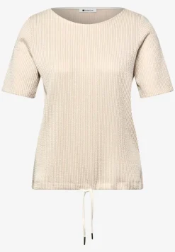 Kurzarm Shirt mit Strukturstreifen