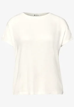 Kurzarm Shirt mit U-Boot-Ausschnitt