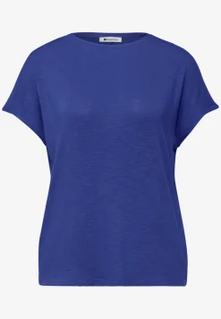 Kurzarm Shirt mit U-Boot-Ausschnitt