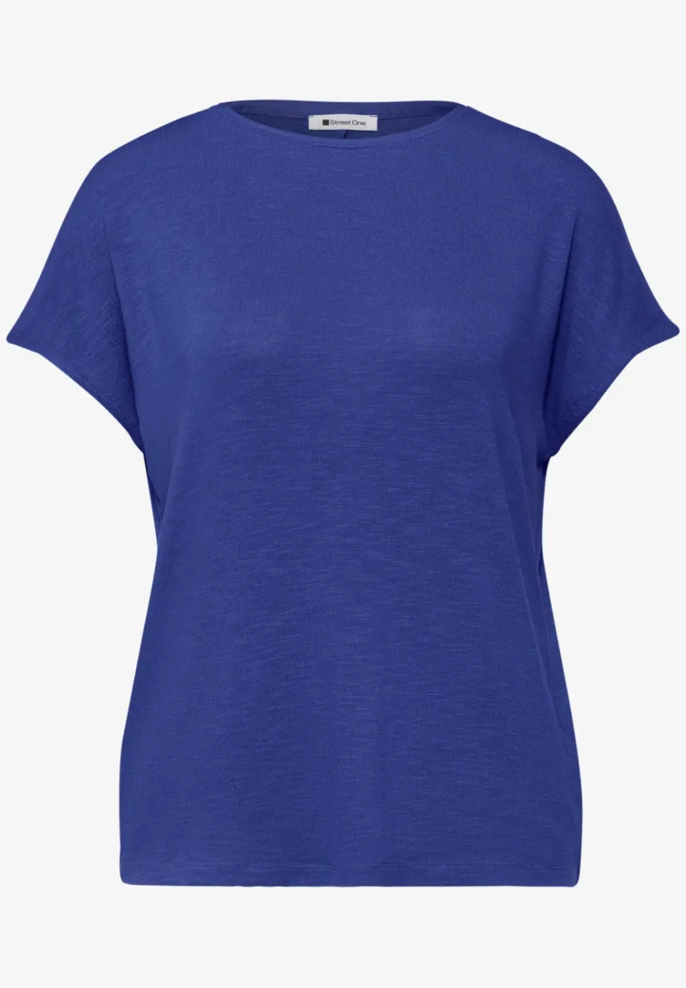 Kurzarm Shirt mit U-Boot-Ausschnitt