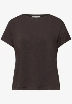 Kurzarm Shirt mit U-Boot-Ausschnitt