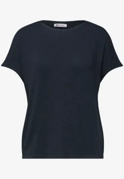 Kurzarm Shirt mit U-Boot-Ausschnitt