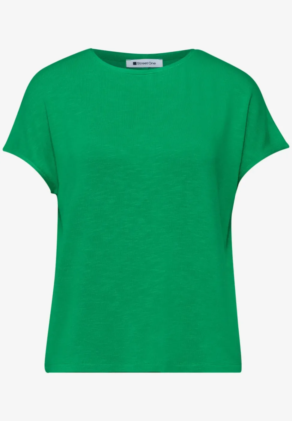 Kurzarm Shirt mit U-Boot-Ausschnitt