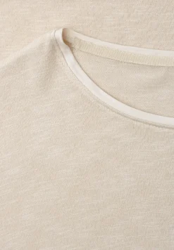 Kurzarm Shirt mit U-Boot-Ausschnitt