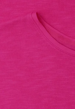 Kurzarm Shirt mit U-Boot-Ausschnitt