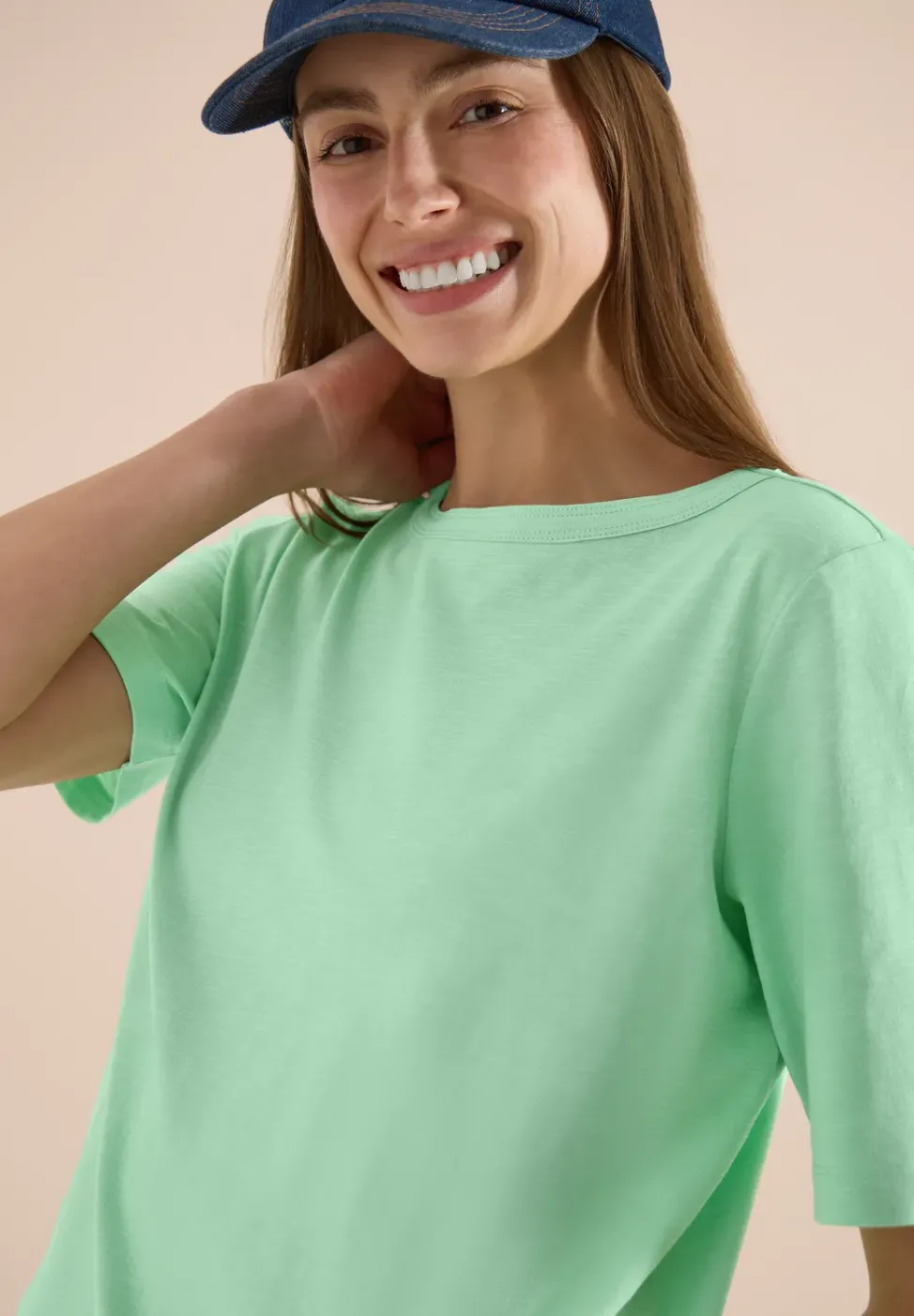 Kurzarm T-Shirt aus reiner Baumwolle