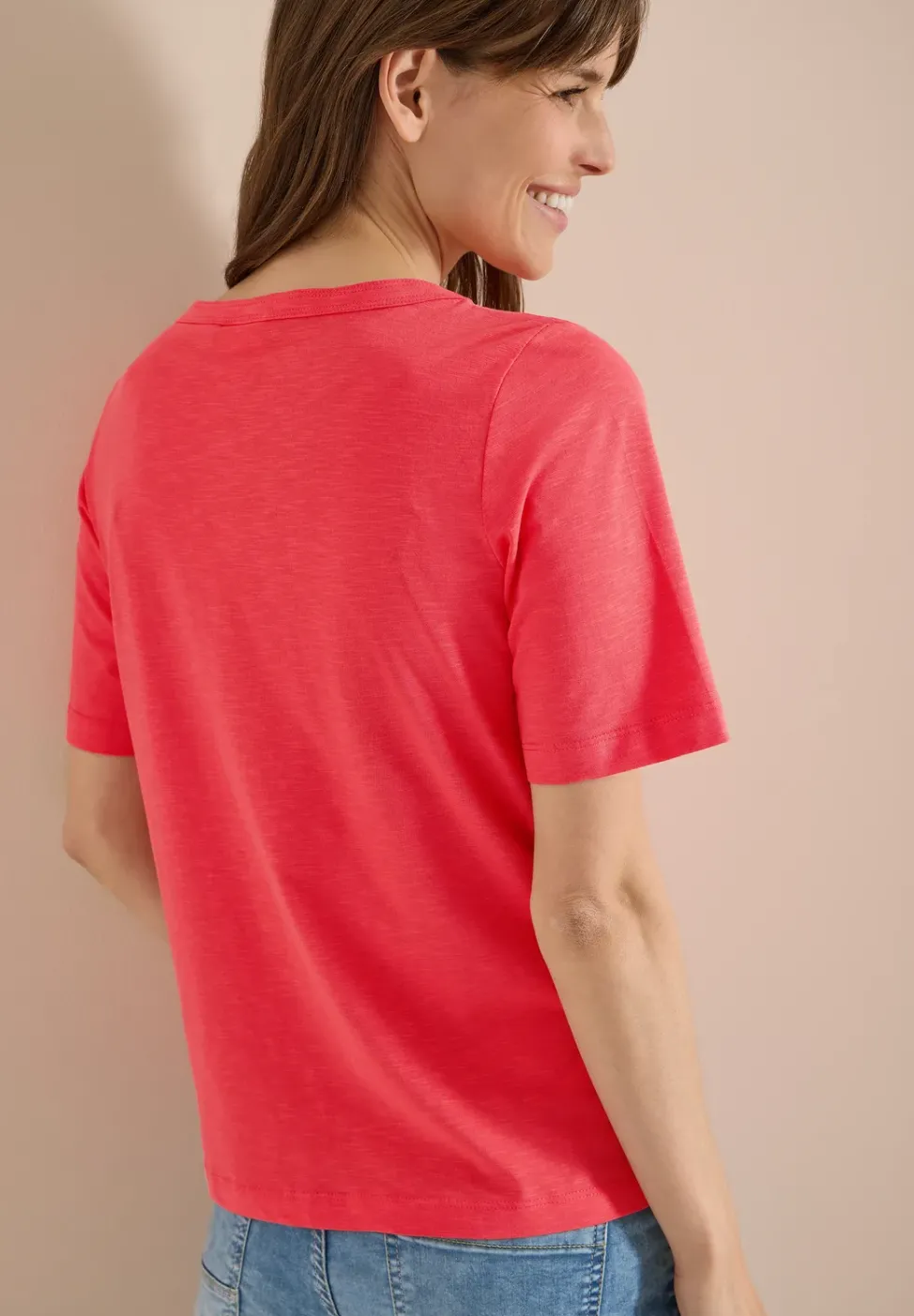 Kurzarm T-Shirt aus reiner Baumwolle