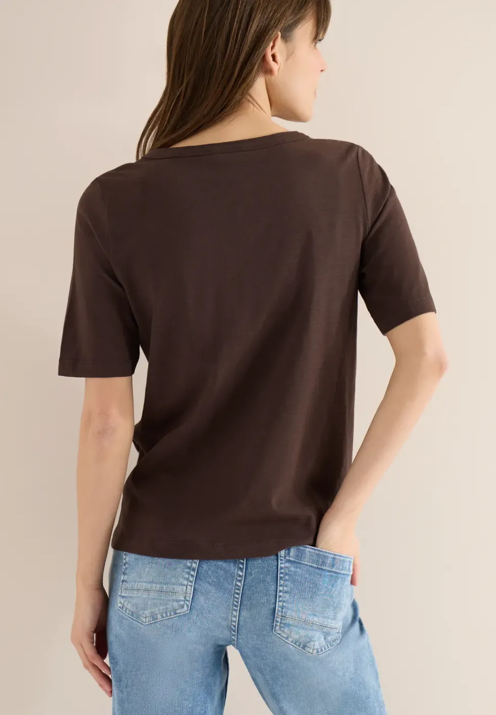 Kurzarm T-Shirt aus reiner Baumwolle