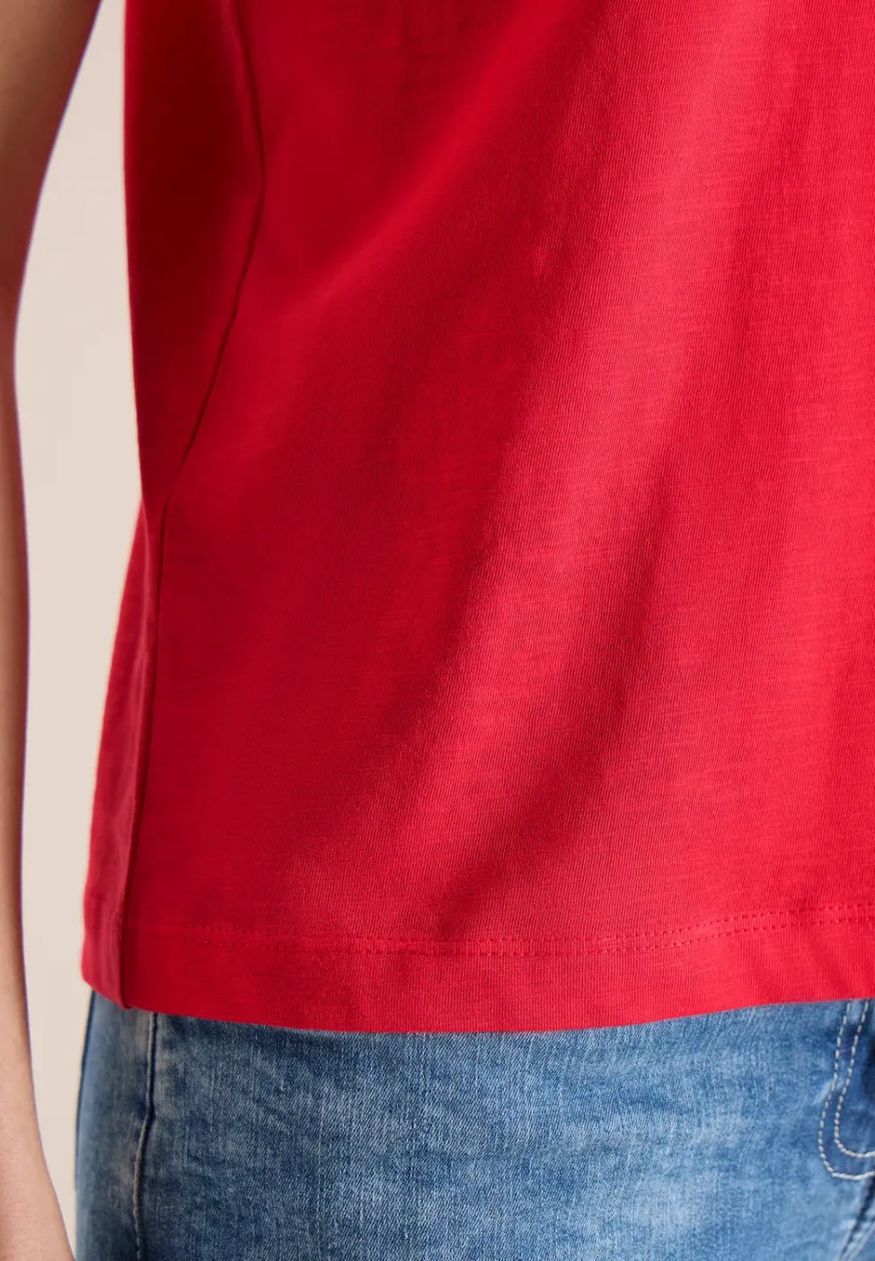 Kurzarm T-Shirt aus reiner Baumwolle