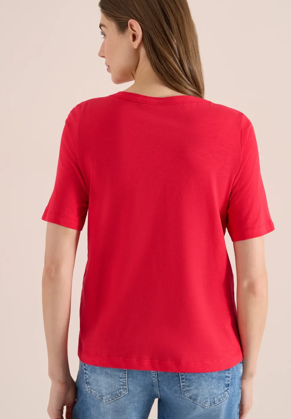 Kurzarm T-Shirt aus reiner Baumwolle