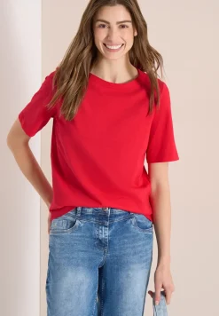 Kurzarm T-Shirt aus reiner Baumwolle
