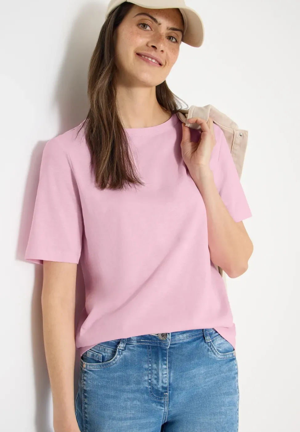 Kurzarm T-Shirt aus reiner Baumwolle