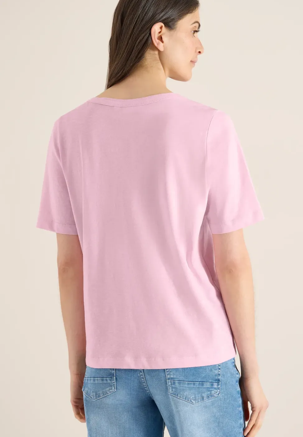 Kurzarm T-Shirt aus reiner Baumwolle