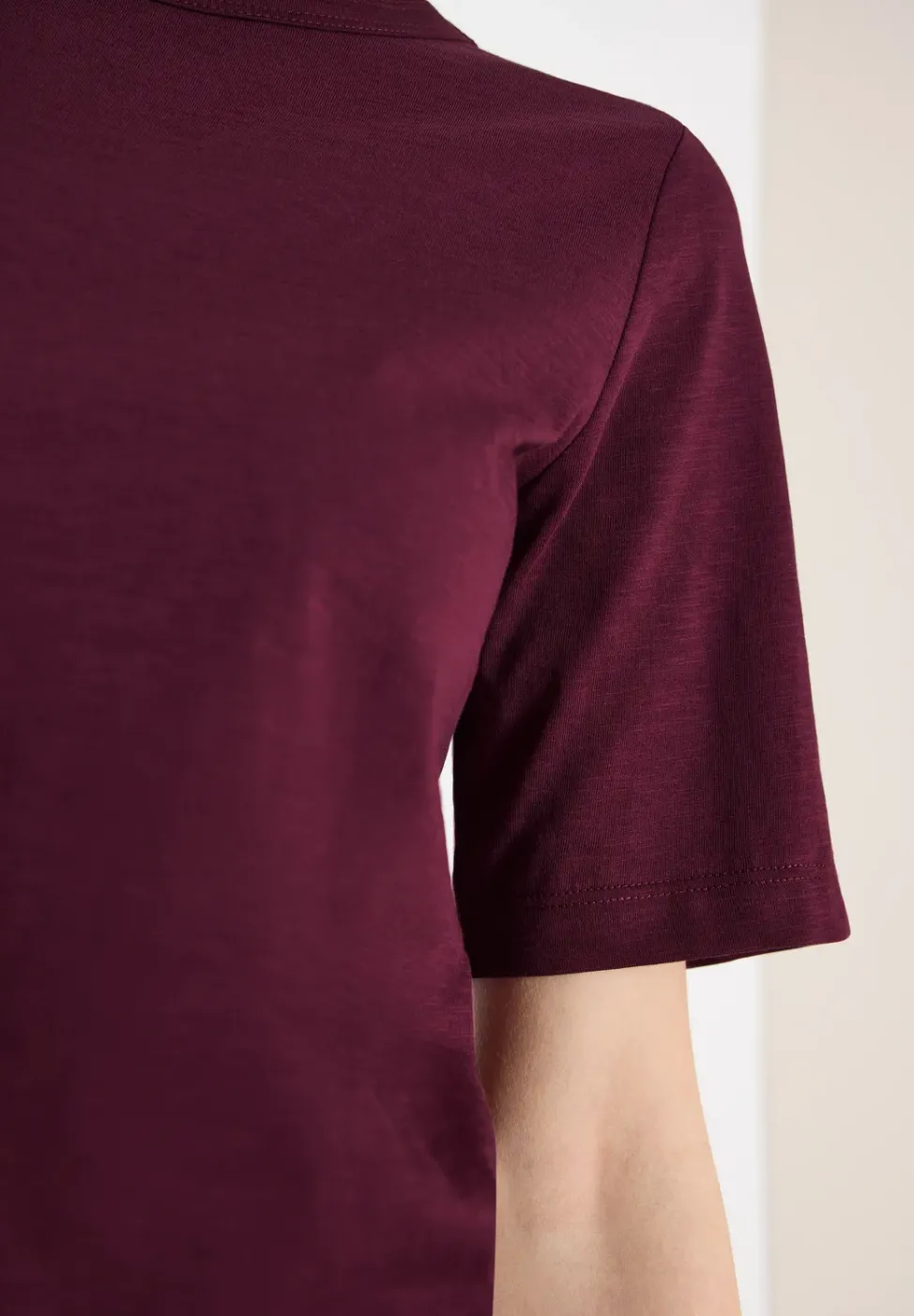 Kurzarm T-Shirt aus reiner Baumwolle