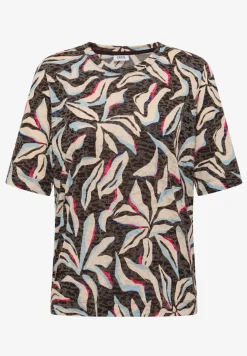 Kurzarm T-Shirt im Ausbrenner-Look