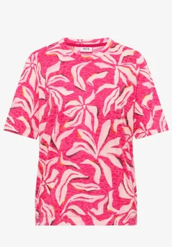 Kurzarm T-Shirt im Ausbrenner-Look