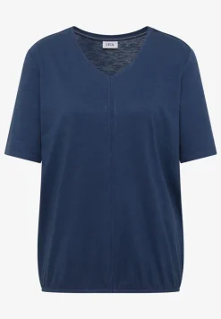 Kurzarm T-Shirt im Tunika-Look