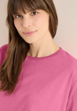 Kurzarm T-Shirt in Garment Dye Optik