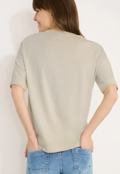 Kurzarm T-Shirt in Garment Dye Optik