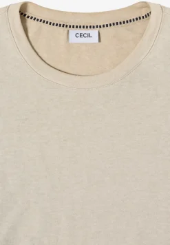 Kurzarm T-Shirt in Garment Dye Optik