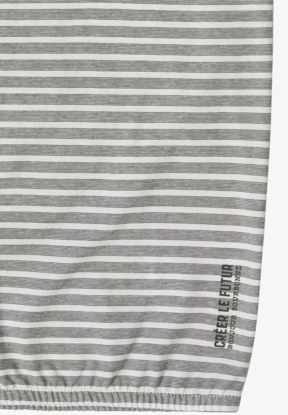 Kurzarm T-Shirt mit elastischem Saum