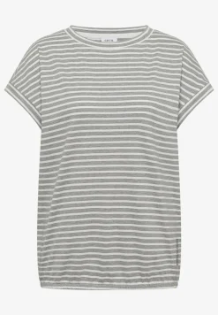 Kurzarm T-Shirt mit elastischem Saum