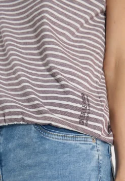 Kurzarm T-Shirt mit elastischem Saum