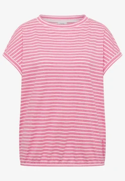 Kurzarm T-Shirt mit elastischem Saum